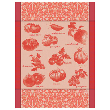 Torchon Tomates Le Jacquard Français en coton - 3 coloris