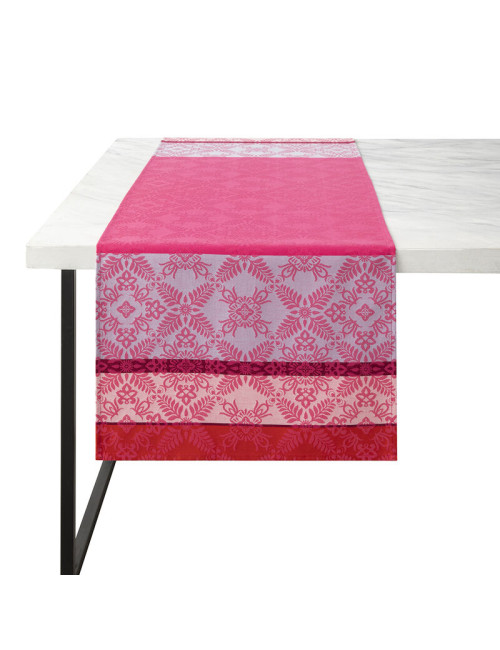 Chemin de table Mumbai Le Jacquard Français en coton - 3 coloris