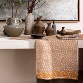 Chemin de table Wagara Le Jacquard Français en coton - 3 coloris