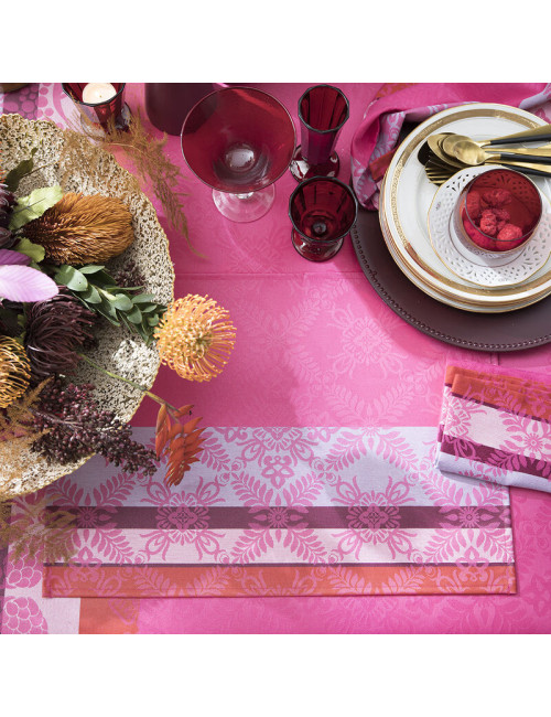 4 sets de table enduits Mumbai coton Le Jacquard Français - 3 coloris
