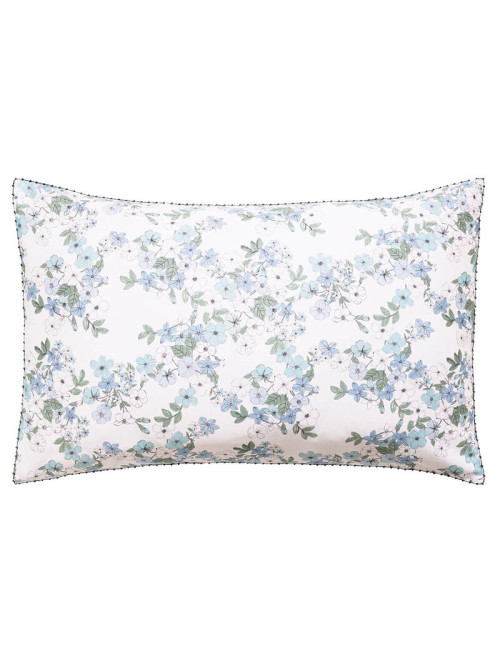 2 taies d'oreiller Manuka Ciel Le Jacquard Français coton - 2 dimensions