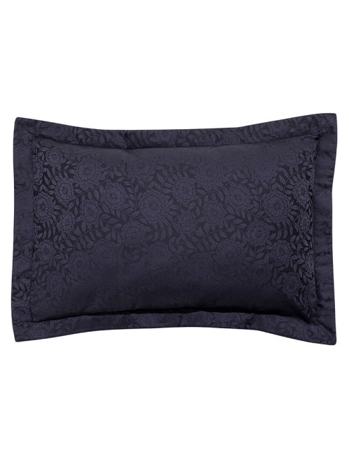 2 taies d'oreiller Flora Encre Le Jacquard Français coton - 2 dimensions