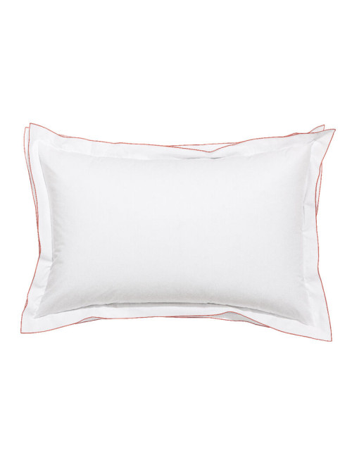 2 taies d'oreiller Songe Le Jacquard Français coton - 3 coloris 2 dimensions