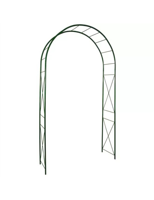 Arche de jardin Louis Moulin Losange vert sapin en acier