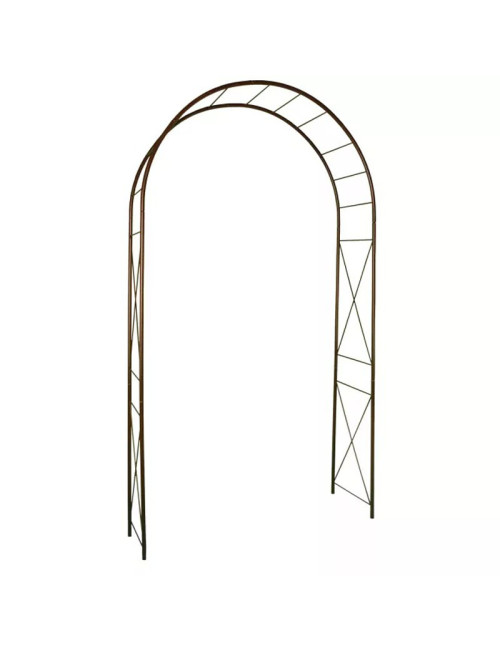 Arche de jardin Louis Moulin Losange fer vieilli en acier