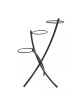 Porte plantes Louis Moulin Tube 3 pots anthracite
