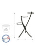 Porte plantes Louis Moulin Tube 3 pots anthracite