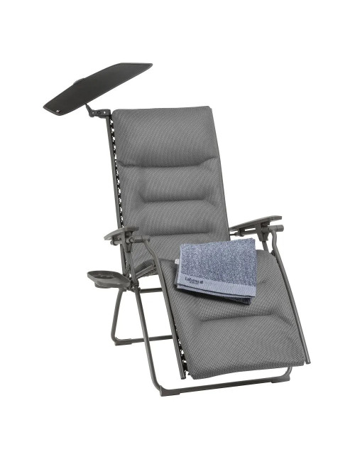 Ensemble Fauteuil relax LAFUMA MOBILIER Evolution Becomfort et accessoires
