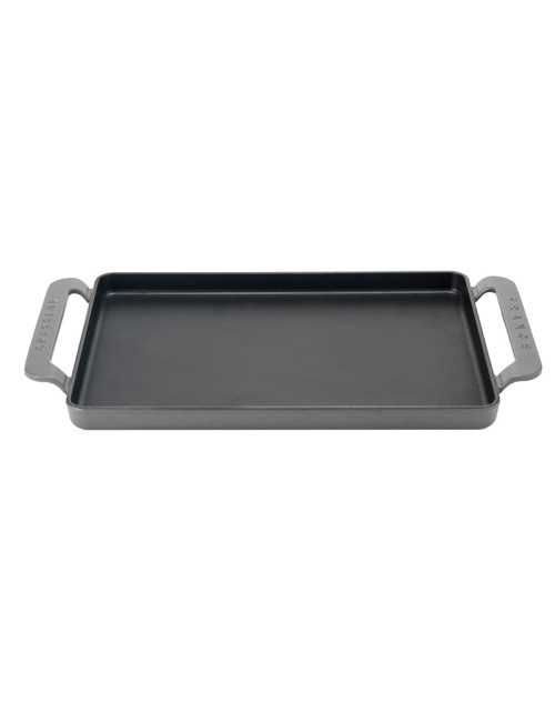 Plancha rectangulaire en fonte CHASSEUR 34x23cm - 3 coloris