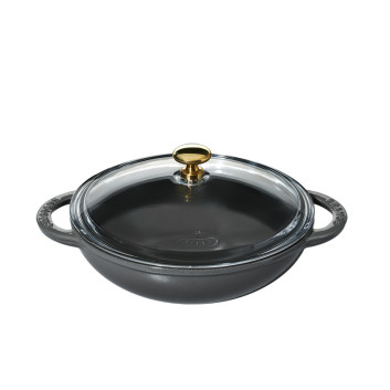 Mini wok en fonte CHASSEUR 18cm - 3 coloris