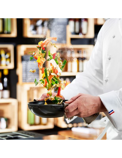 Mini wok en fonte CHASSEUR 18cm - 3 coloris