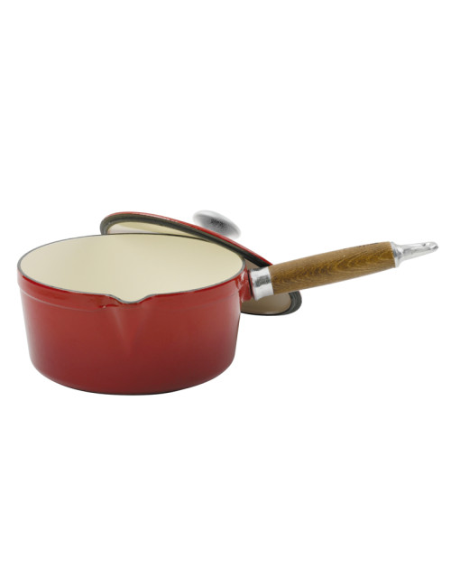 Casserole en fonte CHASSEUR avec couvercle - 2 tailles 2 coloris