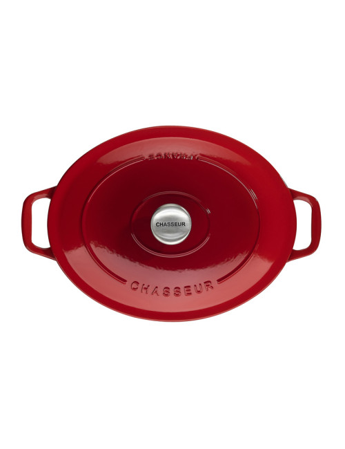 Cocotte ovale en fonte CHASSEUR 31cm - 2 coloris