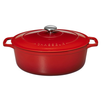 Cocotte ovale en fonte CHASSEUR 27cm - 2 coloris