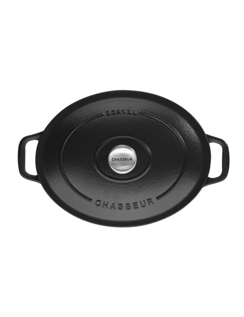 Cocotte ovale en fonte CHASSEUR 27cm - 2 coloris
