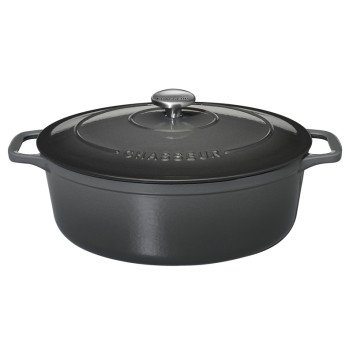Cocotte ovale en fonte CHASSEUR 33cm - 6 coloris