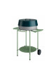 Barbecue-plancha en fonte INVICTA sur chariot O'Gustin