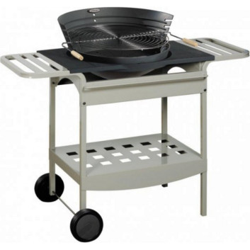 Barbecue en fonte INVICTA sur chariot Shogun