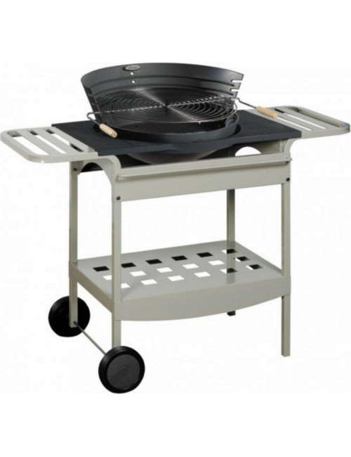 Barbecue en fonte INVICTA sur chariot Shogun