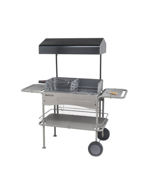 Barbecue sur chariot INVICTA avec hotte Grilladin