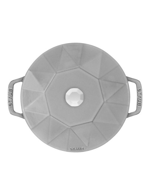 Cocotte en fonte STAUB diamant Gris graphite 22cm