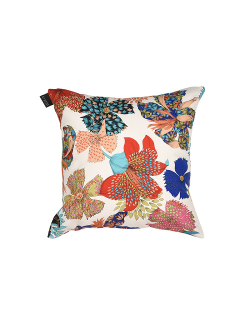 Coussin carré ARTIGA Adour Thevenon Fleurs 40x40cm - 3 coloris