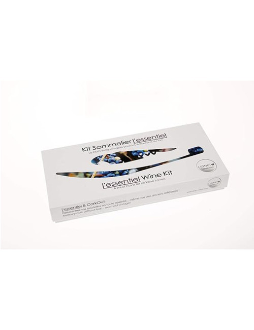 Sommelier LIGNE W Collection Kit L'essentiel : corkout et sommelier en coffret