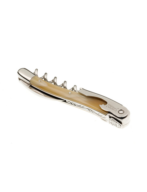 Couteau sommelier CHATEAU LAGUIOLE Collection Classic Corne blonde