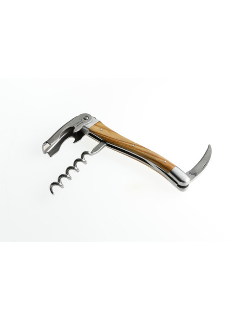 Couteau sommelier CHATEAU LAGUIOLE Collection Classic Bois d'olivier