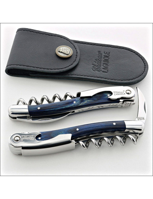 Couteau sommelier CHATEAU LAGUIOLE Collection Classic Stamina bleu