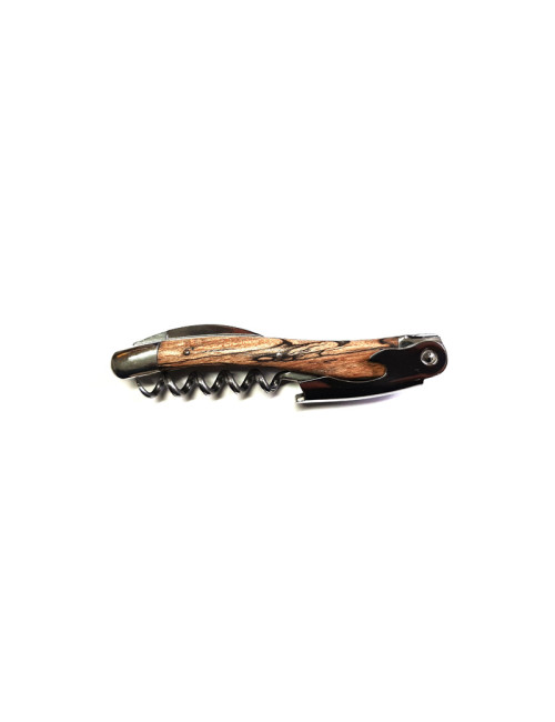 Couteau sommelier CHATEAU LAGUIOLE Collection Classic Bois de hêtre debout