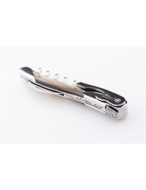 Couteau sommelier CHATEAU LAGUIOLE Collection Grand Cru Corne blonde