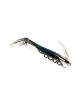 Couteau sommelier CHATEAU LAGUIOLE Collection Edge Corne noire et entretoise bleue