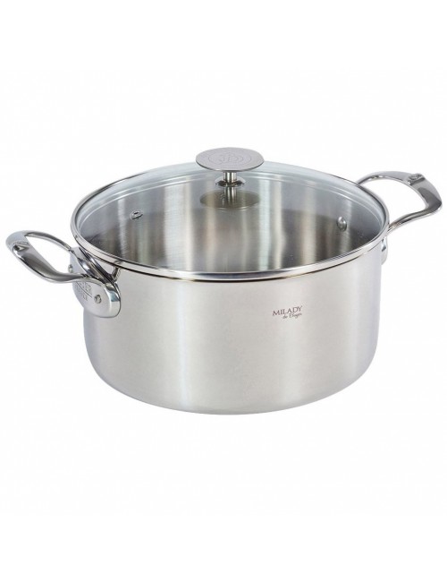 Faitout Cocotte Milady De Buyer avec couvercle - 3 tailles