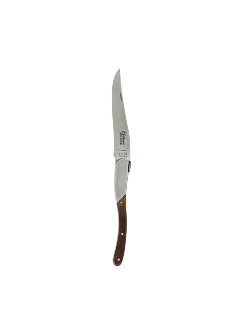 Couteau pliant CHATEAU LAGUIOLE Collection Signature Bois de Tonneau