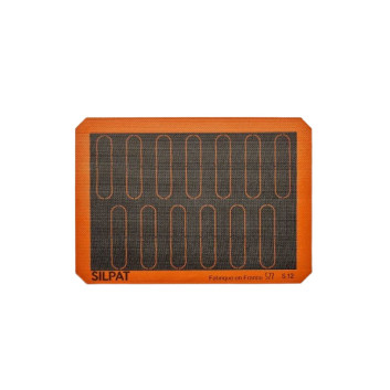 Toile tapis de cuisson boulangère Eclairs SILPAT en silicone 42X29.5cm