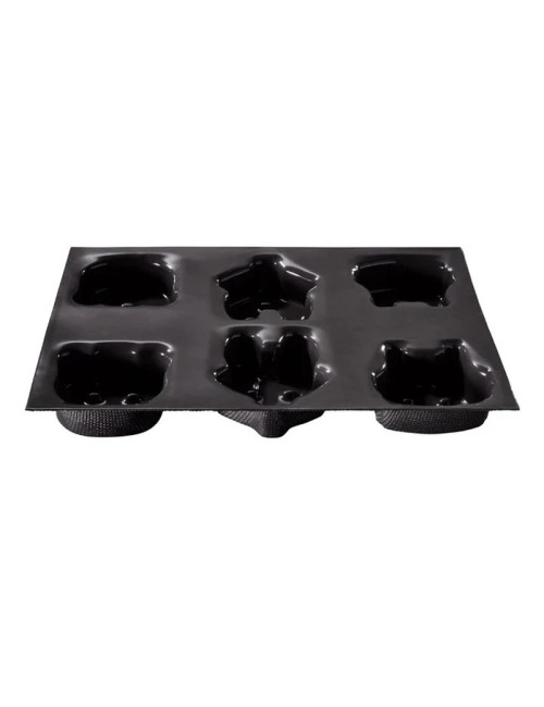 Moule à gâteau 6 animaux FLEXIPAN en silicone 29.5x19.5cm
