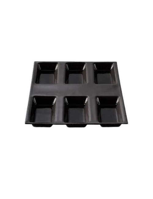 Moule à gâteau 6 financiers FLEXIPAN en silicone 24.5X19.5cm