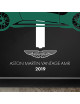 Cadre mural ERIC HARDY 50x50cm ASTON MARTIN AMR acier et bois