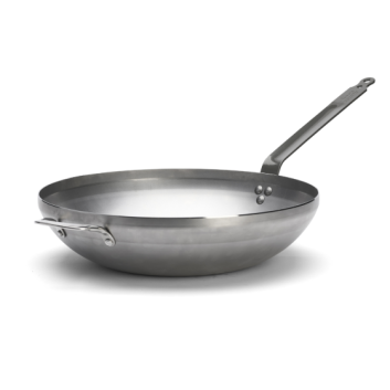 Wok bombé DE BUYER Minéral B en acier 40cm