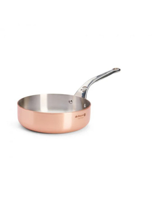 Sauteuse droite DE BUYER Prima Matera en cuivre - 2 tailles