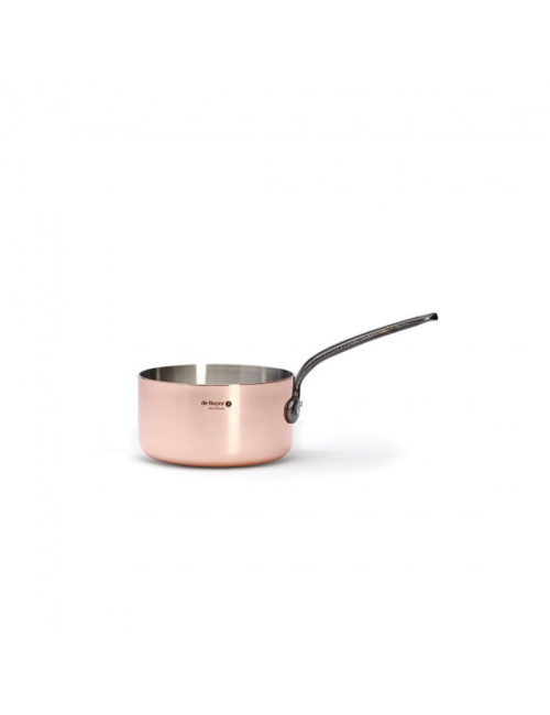 Casserole DE BUYER Prima Matera en cuivre poignée acier - 3 tailles