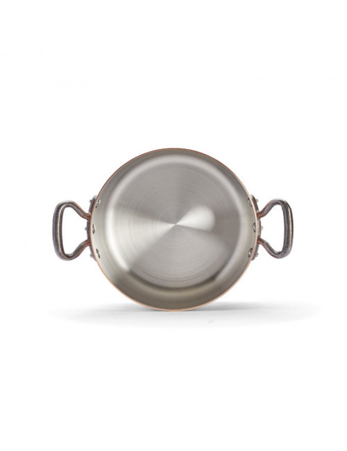 Faitout DE BUYER Inocuivre cuivre-inox avec couvercle poignée fonte - 4 tailles