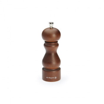 Moulin à poivre DE BUYER Rumba 14cm en bois - 4 coloris