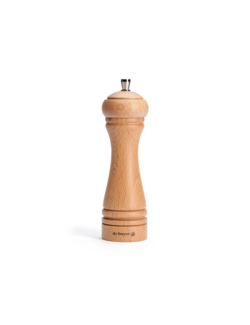 Moulin à sel DE BUYER Java 18cm en bois - 2 coloris