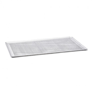 Plaque pâtissière DE BUYER rectangulaire en aluminium perforé 60x40cm