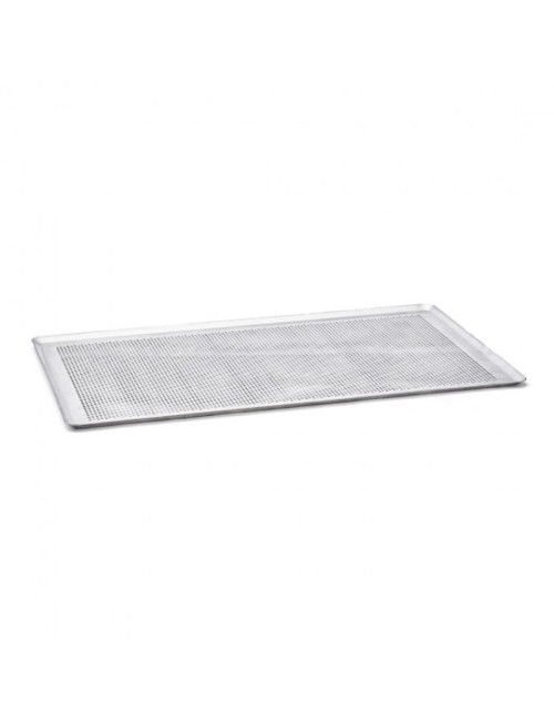 Plaque pâtissière DE BUYER rectangulaire en aluminium perforé 60x40cm