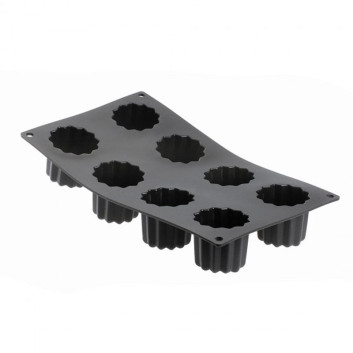 Moulflex DE BUYER moule plaque à 8 cannelés