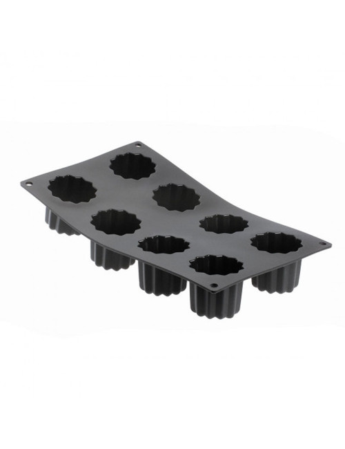 Moulflex DE BUYER moule plaque à 8 cannelés