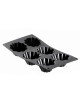 Moulflex DE BUYER moule plaque à 6 briochettes